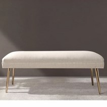 현관 신발장 벤치 골드 북유럽 긴 의자 소파 매장, 베이지 100*40*45