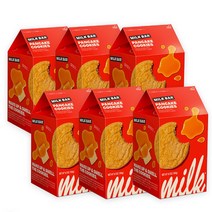 밀크바 팬케이크 쿠키 뉴욕 맛집 수제 수입 구움 과자 스모어 사무실 간식 르뱅 스낵 답례품 184g(6.5oz)x6