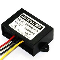 차량용 220v 인버터 캠핑용 DC15V-72V ~ 12V 전압 컨버터 레귤레이터 방수 IP67 전력 1.5A 12W DC 스텝 다, 02 DC15-72V To 12V 5A