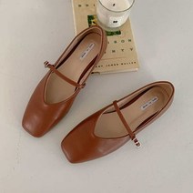 스퀘어토 메리 제인 스트랩 슈즈 원피스 코디 단화