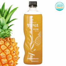 청담라이프 [2016년 35만병 판매] 신병출시 청담식초 파인애플식초 650ml, 9병