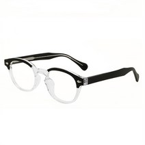 [코지] 남녀공용 진중한 스타일 골드장식 뿔테 안경테