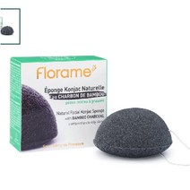 플로암 대나무숯 천연 곤약 스펀지 Florame, 1팩