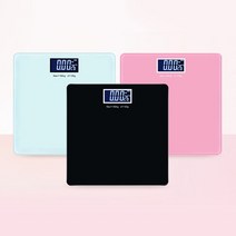 사각 디지털 미니체중계 칼라 심플, 화이트