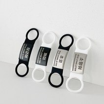 더오래 강아지 인식표 애견 이름표 동물등록번호 고양이 목걸이, 검정끈+실버, 티머니둥근바람체