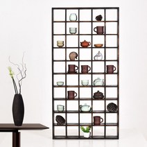 아트미니 40종택1 다기장 다완장 찻장 그릇장 주방장식장 다기 보관함, 17_56x10x34cm(15칸)