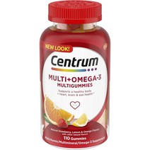 센트럼 멀티 오메가3 멀티 딸기 레몬 오렌지 110구미