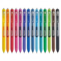 페이퍼메이트 잉크조이 중성펜 젤펜 0.5mm 낱개 X 5개 묶음, 옐로우