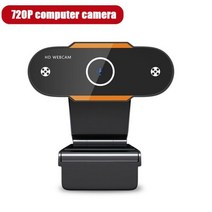웹캠 줌 화상 컴퓨터 노트북 카메라 1080p720p 마이크가 있는 풀 hd 통화용 usb 플러그 데스크탑 게임 콘솔 웹캐스트용, [01] 빨간