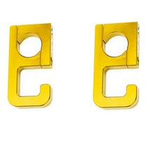 래셔널 2개셋트 PCX봉지걸이 22mm 핸들바 범용 PCX 전년식 차종호환 22MM 오토바이봉지걸이 2개셋트, 골드, 2개