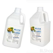 주방 과일 야채 세정제 세척제 4L, 상세페이지 참조