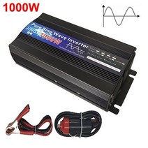 순수 사인파 인버터 1000w 1600w 2000w DC 12v 24v AC 110v 220v 50hz 60hz 파워 인버터 홈 자동차 변환기 태양광 에너지, 110v-60hz