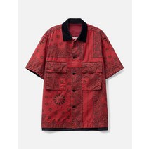 Sacai 반다나 프린트 셔츠
