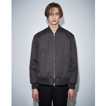 22FW [Gipitex] 블랙 신슐레이트 레귤러핏 미들레이어 MA-1 점퍼 JNJU2D002BK