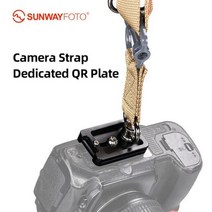 SUNWAYFOTO SP-60QB Arca 스위스 퀵 릴리스 플레이트 QR QD 슬링 마운트, 01 SP-60QB AND STR-01