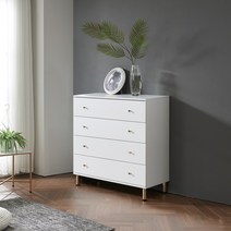 퍼니아트 라티니 4단 서랍장, 화이트