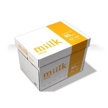 밀크 복사용지 베이지 80g, A3, 2500매