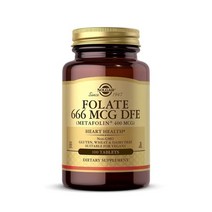 솔가 엽산 666MCG 메타폴린 400MCG 100캡슐 1팩