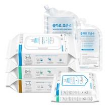 물따로 친환경 생분해 신생아물티슈 체험팩, 단품