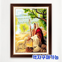 블링블링 사은품증정 DIY보석십자수세트 예수님 종교 비즈 큐빅, BL3D-1060 (예수님과어린양)
