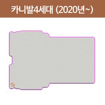 에어박스 카니발4세대(21년형) 차량 매트 8cm, 단품