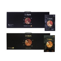 닥터넛츠 9월25일오후12시까지 주문시 명절전배송닥터넛츠 프리미엄 견과 선물세트 오리지널뉴+프리미엄골드 2종(30팩x2) -인증