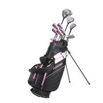 정밀 AMG 14피스 여성 완전 오른손 골프 클럽 패키지 세트, Regular Size, Pink