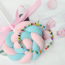 컬러 스마일 비즈 팔찌