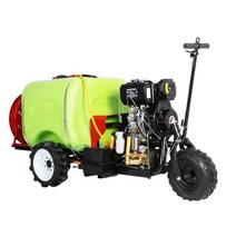 전동분무기 디젤 과수원 농약 분무기 농업용 살포차, 그린 배럴