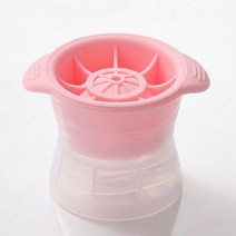 빙삭기 얼음 가는 기계 가정용 업소용 수동 빙수기 위스키 원형 아이스 큐브 메이커 실리콘 구형 몰드 빠른 냉동고 트레이 주방 가제트 1PC, [04] 분홍색
