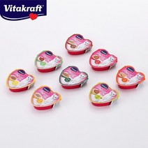 비타크래프트 포에시 하트캔 85g X 15개입 고양이캔 8종, 치킨&야채 85g X 15개입