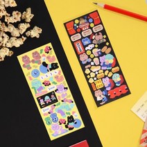 앙팡 리무버 일상 포인트 유포지 씰스티커 (01-09) ., 02영화관