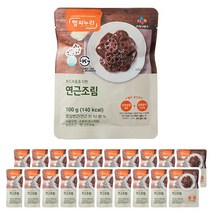 CJ 헬씨누리 연근조림 100g X 20개 (고령친화식품인증)