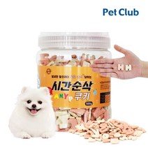 벨버드 노즈워크 훈련용 시간순삭 쿠키 과자 우유 치즈 대용량 소형견 노령견 크런치 비스켓 강아지간식, 500g, 1개