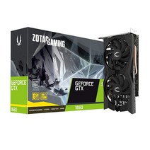 ZOTAC 게이밍 지포스 GTX 1660 6GB 그래픽 카드 수퍼 컴팩트 (ZT-T16600K-10M)121260, 1785 MHz_GTX 1660 Twin