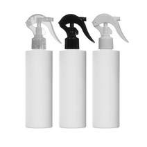 허브스프레이 미니건스프레이(L형/C형) 100ml~500ml 플라스틱용기, 1개, 200ml백색(F) 검정캡(L형)