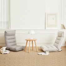 한샘 휴 하이백 좌식의자 스마트패브릭 (2종 택1), 그레이(A)