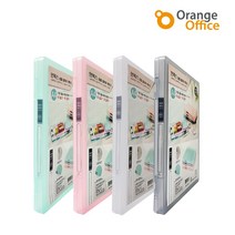 오렌지오피스 A4 인덱스 심플 클리어 파일케이스 20형 23mm, 1개, 핑크