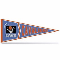 Rico Industries NBA 샬롯 호넷 레트로 30.5cm x 76.2cm 12인치 30인치 부드러운 펠트 페넌트 - 걸 수 있음 홈 데코 게임룸 맨 케이브 침실, Cleveland Cavaliers