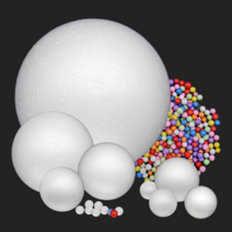 스티로폼공 우드락볼 발포입자 만들기재료, ▽발포입자_흰색)  4_6mm▽