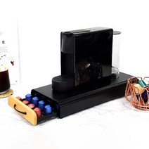 시크릿프롬허 네스프레소 호환 우드 캡슐보관함 40구, 1개