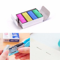 다채로운 스테이플러 책 스테이플 바느질 바늘 1.2 cm 800 개 상자 사무 용품