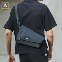 ANYOU 데일리 무지 방수 힙색 메신저백