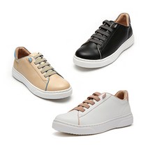 엘칸토 마쯔 여성 배색 밴딩 스니커즈 3cm LCWS07M14C