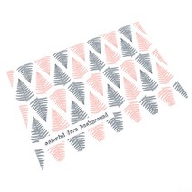 DFMEI 크리에이티브 ins 딸기 과일 프린트 패드 가정용 PVC 식탁 패드 열대 식물풍 장식 패드, 간필 단풍., 직사각형 45*30CM.