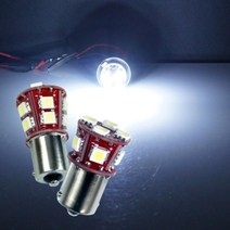 자동차 순정 램프 DIY 교체용 국산 LED 전구 캠핑카 버스 화물차 트럭 트레일러 픽업, 블루LED 24V용 9발 더블, 상세페이지참조