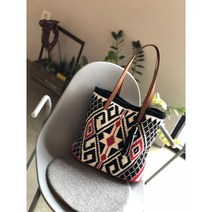 [패키지]에스닉 숄더백 DIY 키트 (화이트)/손뜨개/코바늘가방/뜨개가방/숄더백/빅백