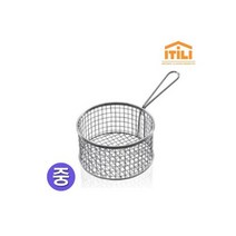이딜리 스테인레스 미니튀김 바스켓 원형-중 기채반, 이딜리 스테인레스 미니튀김 바