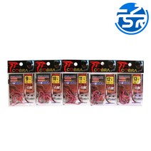 COBRA 박갑출 참돔바늘 코팅바늘 갯바위 바다낚시채비, 1개