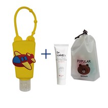 빌리브피앤피 손소독제케이스 + 손소독제 파우치 세트 생일선물 답례품 단체선물 초등학교선물 입학선물, 랜덤3